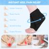 Helthrelife Heel Ice Pack for Pain Relief, Reusable Gel Ankle Ice Pack Wrap Hot&Cold Therapy for Heel Pain, Plantar Fasciitis, Achilles Tendinitis, Dry Cracked Heels, Sprain, Sports Injuries view 4