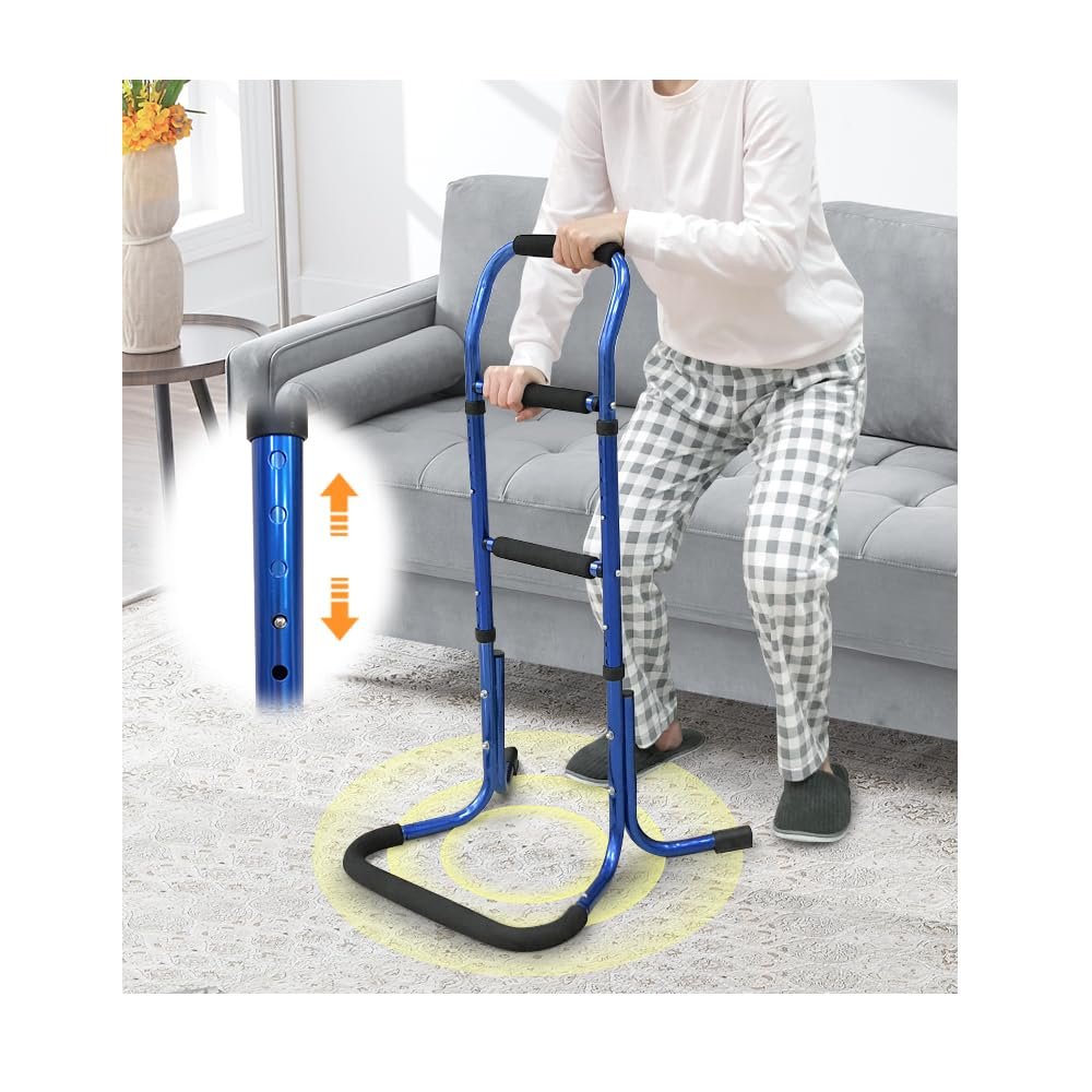 Chair Stand Assist for Elderly Bed Rails Adults Safety Assist Chair Lift Bed Cane for Seniors Bed Assist Bar Bedside Rail Sit to Stand Lift Portable Railing Mobility Aids Couch Assistance Stand Up