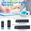 Blood Pressure Monitors for Home Use, 9-17'' & 13-21'' Extra Large Blood Pressure Cuff Upper Arm, Oversized Operation Button &Large Backlit LCD, Automatic BP Machine with USB Cable and 4 AAA Batteries view 2