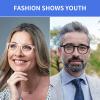 25DU Reading Glasses for Women Men Blue Light Blocking Readers Classic Round Frame with Spring Hinge Anti Eyestrain/Glare Computer Eyeglasses +1.0 view 2