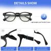 25DU Reading Glasses for Women Men Blue Light Blocking Readers Classic Round Frame with Spring Hinge Anti Eyestrain/Glare Computer Eyeglasses +1.0 view 4