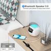 42 Sound White Noise Machine for Kids Adult Baby Sleeping + Bluetooth + Nightlight, Lullaby/Nature Soothing Sounds, 2 Alarm Clock for Bedroom Home, Adjustable Volume, 15-480 Timer, USB & AC Powered view 4