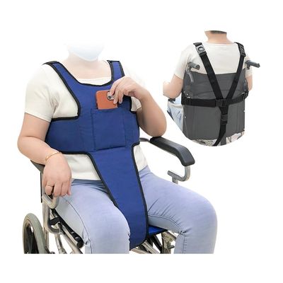 AOSSA Wheelchair Safety Belt for Elderly, Trunk Harness for Adults Child, Medical Restraints for Seniors, Seatbelt for Wheel Chair Straps Hold Down, Adjustable Chair Harness