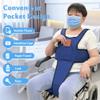 AOSSA Wheelchair Safety Belt for Elderly, Trunk Harness for Adults Child, Medical Restraints for Seniors, Seatbelt for Wheel Chair Straps Hold Down, Adjustable Chair Harness view 3