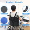 AOSSA Wheelchair Safety Belt for Elderly, Trunk Harness for Adults Child, Medical Restraints for Seniors, Seatbelt for Wheel Chair Straps Hold Down, Adjustable Chair Harness view 4