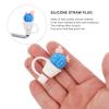6 Pcs Straw Covers Silicone Straw Caps Lids for Home Office view 3