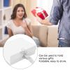 Gift Box with Bow, Foldable Pure Color Reusable Gift Wrap Boxes with Ribbon, Sweet Treat Boxes and Favor Boxes Easy Assembly for Parties, Birthdays (White) view 4