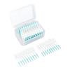 Interdental Brush, Floss Toothpick Brush Eliminate Bad Breath Portable Safe 200pcs Plaque Removal for Travel for Oral Care (Mint Green) view 1