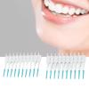 Interdental Brush, Floss Toothpick Brush Eliminate Bad Breath Portable Safe 200pcs Plaque Removal for Travel for Oral Care (Mint Green) view 2