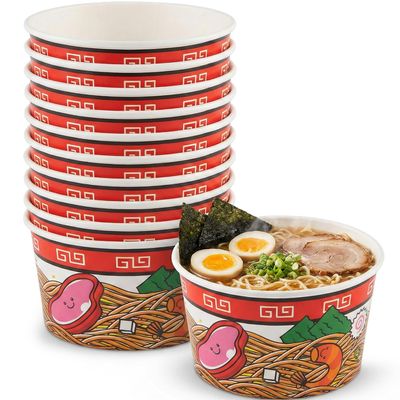 Fun Express Lunar New Year Asian Noodle Paper Bowls 12 Pieces