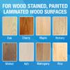 MiracleWipes for Wood Surfaces, Remove Dirt and Grime Buildup, Clean, Protect, and Polish Cabinets, Furniture, and Wood Floors, Great for Kitchen and Bathroom Cleaning Support - 60 Count view 4