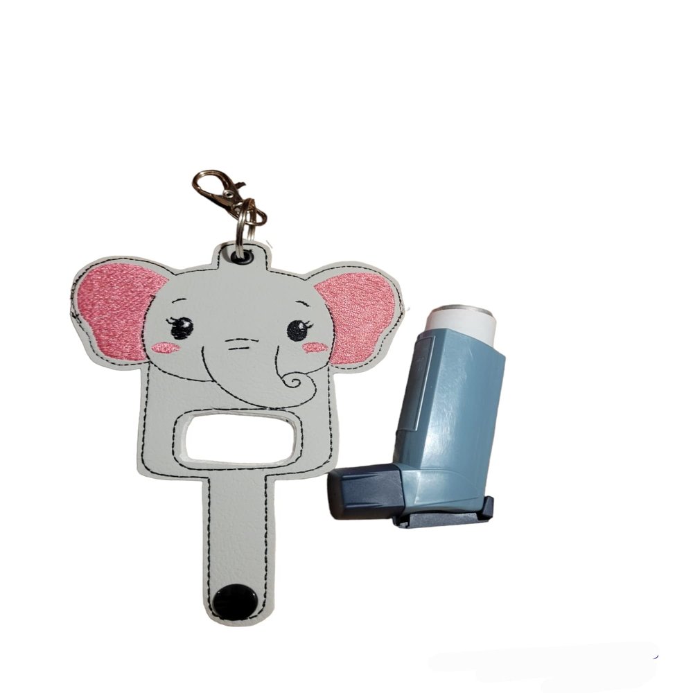 Bow Wow Pet Wear Elephant Inhaler Holder Key Chain