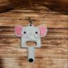 Bow Wow Pet Wear Elephant Inhaler Holder Key Chain view 2