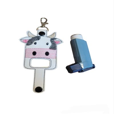 Bow Wow Pet Wear Cow inhaler Holder Key Chain