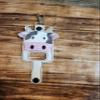 Bow Wow Pet Wear Cow inhaler Holder Key Chain view 3