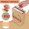 30 Pcs Thank You Nurses Bags Best Nurses Ever Bags Kraft Paper 30 Pcs Tissue Papers Goody Bags Treat Bags Present Bags for Healthcare Nurse Appreciation Week Thanks Supplies, 8.6 x 6.3 x 3.15 Inches view 3