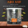Abu Auf AbuAuf Oriental Original Turkish Coffee Cafe Arabic Arabian Arabica Ground Roasted Mud Coffee Medium Roast Blend ( Medium Roast with Cardamom 7.05 oz / 200 gm )      view 3