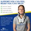 Cervical Air Traction Collar 2 - Portable Neck Stretcher & Decompression Device with Pump for Tech Neck, Posture Support, Pinched Nerves & Herniated Discs by Brace Direct - Adjustable Universal Fit view 2
