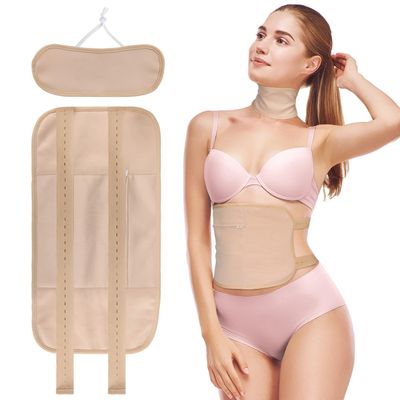 Reusable Organic Castor Oil Pack for Liver Detox, Machine Washable, Leak Proof Castor Oil Packs for Liver Detox, Flannel Cotton with Adjustable Elastic Straps Cotton Durable Easy to Use