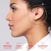Silicone Ear Plugs for Noise Reduction - Reusable Soft Comfortable Earplugs for Sleeping,Noise Sensitivity & Flights -16 Ear Tips in XS/S/M/L, with 2 Travel Boxes - 33dB Noise Cancelling (Red) view 2