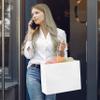 Prime Line Packaging White Gift Bags, Paper Shopping Bags with Handles for Small Business, Boutique, Merchandise, Retail, Party Favors, Bulk, 16x6x12, 200 Pack view 3