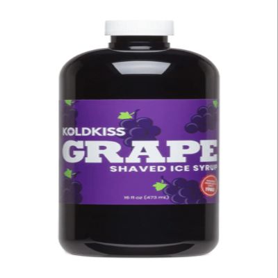 Koldkiss Snow Cone Syrup, Pint (Grape)