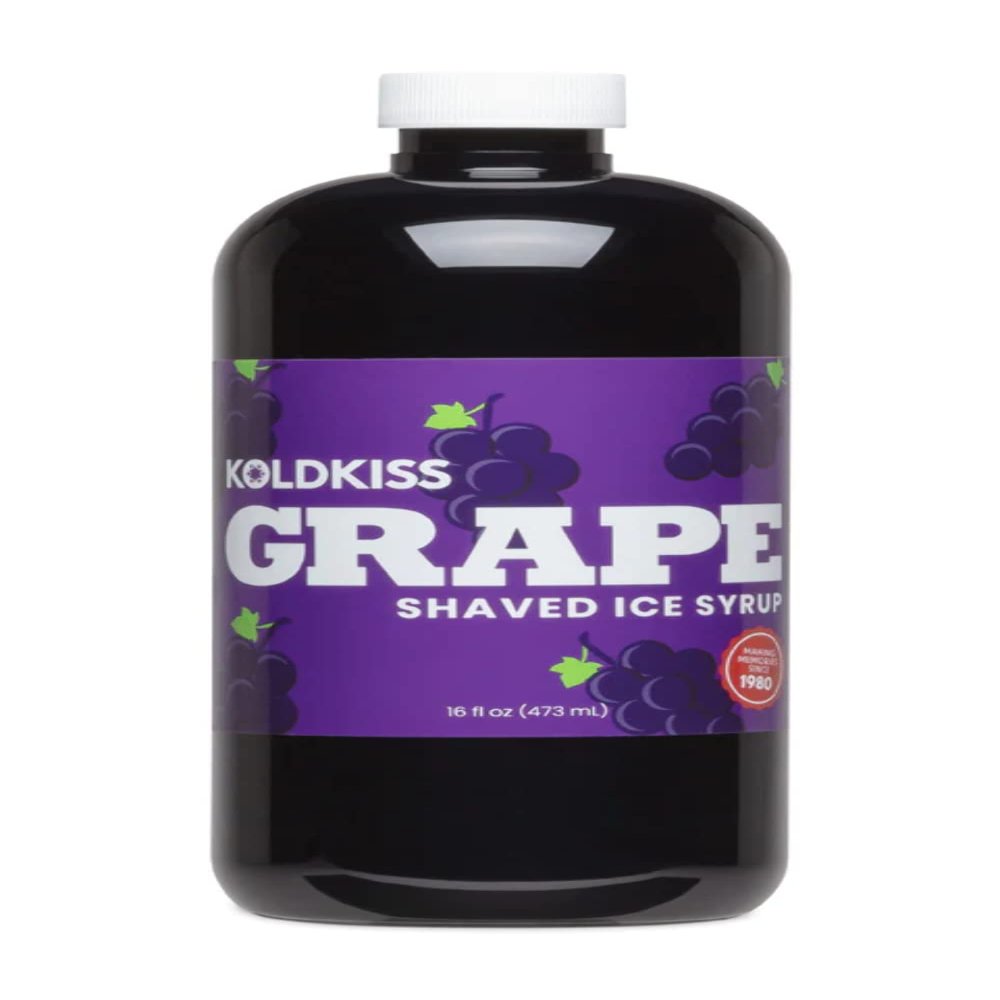 Koldkiss Snow Cone Syrup, Pint (Grape)
