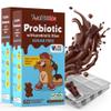 YUM-V'S Probiotic & Prebiotic Kids Sugar-Free Chocolate Chewable Fiber Supplement for Digestive Health (Toddlers, Kids & Teens)  60 Chewables (2-Pack) view 1