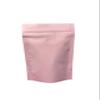 100PCS Resealable Smell Proof Stand Up and Flat Bags Aluminum Foil Pouch Bag 4 x 6 and 6 X 9 Inches Reclosable Mylar Ziplock Bag Food Storage Grip Seal Wrap (Pink, 6X9 Inch) view 1