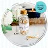 Fancy Safety Matches in a Jar with Striker - 50 Wooden Matches, Decorative Matches, 1.88" Length, Convenient Glass Storage Jar with Strike Pad, Safety Matches, Fancy Matches - Purple (MB50L) view 3