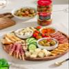 Mezzetta Napa Valley Bistro Italian Olive Antipasto - Green Olives, Peperoncini, Red Bell Peppers with Chardonnay & Herbs - Ideal for Party Appetizers & Salads - Gourmet Blend - 16 Oz Jar - Pack of 6 view 4