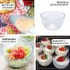 Efavormart 60 Pack Clear 4oz Petite Round Disposable Plastic Bowls for Wedding, Party, Banquet, Home, Picnic, Outdoor, Dinnerware, Restaurants, Salads, Desserts, Cereals, Soups view 4