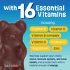 YUM-V'S - Kids Multivitamin Chewable Chocolate Bears - Multivitamin for Kids Supplement - 16 Vitamins & Minerals - Vitamins Including D, Zinc, C, B Complex & More, 60 Count (Pack of 2) view 3