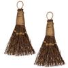 Cinnamon Broom - Cinnamon Broomstick Scented 6in (2 Pack) - Decorative Mini Broomsticks - Cinnamon Scented Brooms - Door Protection view 1