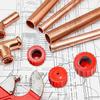 pizarra 6 Pieces Copper Pipe Cleaners, Sized, Tube Cleaning Brush for Copper, Copper Pipe Cleaner (3 Sizes) view 2