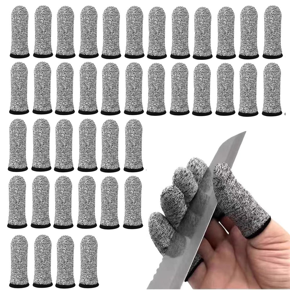 Zfyoung 40PCS Cut Resistant Finger Cots