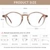 AVDLAB Blue Light Blocking Glasses Round Retro Computer Gaming Glasses Women Men UV Protection AB3303 (Brown) view 2