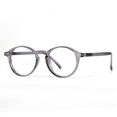 AVDLAB Blue Light Blocking Glasses Round Retro Computer Gaming Glasses Women Men UV Protection AB3303 (Grey)