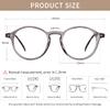 AVDLAB Blue Light Blocking Glasses Round Retro Computer Gaming Glasses Women Men UV Protection AB3303 (Grey) view 2