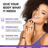 Liquid Biotin & Collagen 60,000 mcg - Vitamins for Hair Growth Support - Extra Strength Drops for Women & Men - Liquid Collagen Supplement - Strong Nails & Healthy Skin - Made in USA - 2 Fl Oz view 3