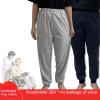 Adult Incontinence Pants Underwear for Postpartum Care, Menstruating Women, Bedridden Patients, and Elderly and Children with Long-Term Loss of Bowel and Bladder Control (Gray,4XL) view 2
