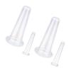 4Pcs Face and Face and Body Vacuum Suction Massage Cup Facial Cupping Massager Anti for Body Cupping Massager, Cupping Set (White) view 1