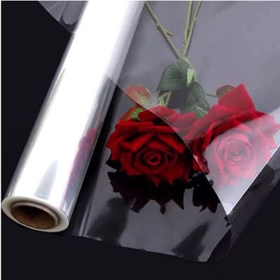 Krystalphane Premium Transparent or Lace Cellophane Wrap Roll- 100 Foot Roll-Choose Color and Size Florist Quality-Made in USA by Flower Bee (40 x 100, Clear)