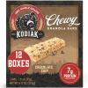 Kodiak Cakes Chewy Granola Snack Bars, Chocolate Chip, High Protein, 100% Whole Grains, 12 boxes with 5 bars each (60 bars total) view 1