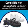 IMPRESA 3-Pack Shoe Lifter Inserts for Walking Boot - Large, 1/4-Inch Black Foam - Boot Leveler & External Spacer for Cast Footwear - Compatible with EVENup Balancer view 2