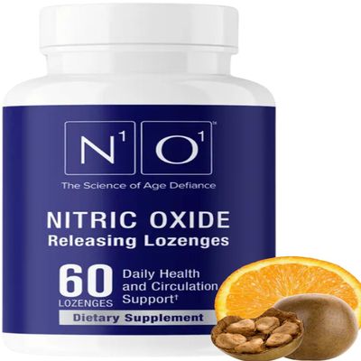 N1O1 Nitric Oxide Lozenges - 60 Count - Nitric Oxide Supplement for Heart Health, Circulation, Energy, Blood Flow, Oxygenation, Healthy Blood Pressure, Cardiovascular Support for Men & Women