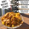 Honey Mustard Crunch Snack Mix | Honey Mustard & Onion Pretzel Pieces, Honey Roast Sesame Chips, Honey Mustard Sesame Sticks | Runnin' Wild Foods, 1.5 Pounds total (Box of 3 bags, 8oz each) view 3
