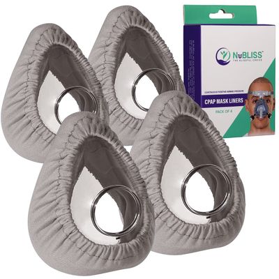 CPAP Mask Liners - FSA & HSA Eligible 4-Pack Soft Cushion Mask Cover Compatible with F20 & F10 - Washable, Reusable, Lightweight