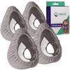 CPAP Mask Liners - FSA & HSA Eligible 4-Pack Soft Cushion Mask Cover Compatible with F20 & F10 - Washable, Reusable, Lightweight view 1