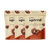 French Squirrel Vegan Chocolate Peanut Butter Cereal Clusters - Gluten Free Healthy Snack, Crunchy Chocolate Covered Cereal Bites (Pack of 3) - Low Sugar Bisous view 1